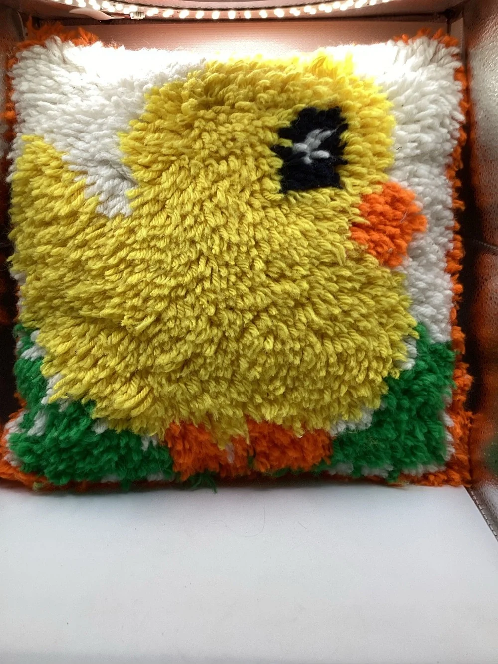 Handmade bright yellow